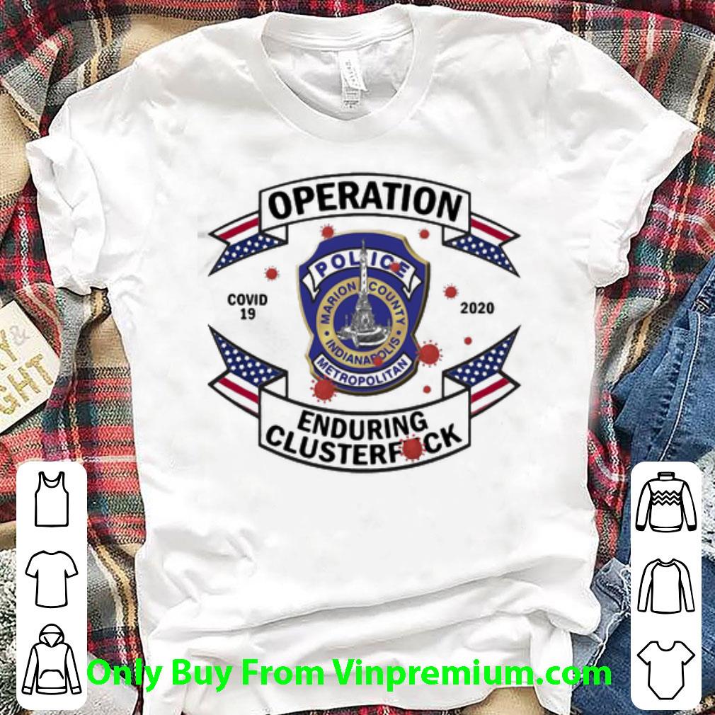 Official Police Marion County Indianapolis Metropolitan Covid-19 2020 shirt