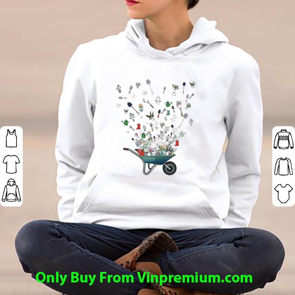 c3ff4ef5 awesome wheelbarrow garden flying garden tools shirt 4 - Awesome Wheelbarrow Garden Flying Garden Tools shirt