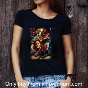 Nice Supernatural Superheroes Poster Signatures shirt 2