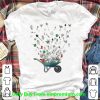 Awesome Wheelbarrow Garden Flying Garden Tools shirt