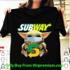 Top Star Wars Baby Yoda Mask Hug Subway shirt