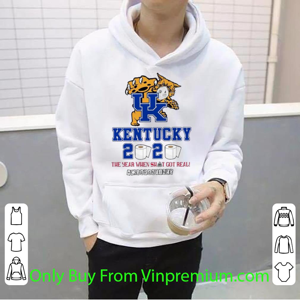 d5fb16fa premium kentucky wildcats 2020 the year when shit got real quarantined shirt 4 - Premium Kentucky Wildcats 2020 The Year When Shit Got Real Quarantined shirt