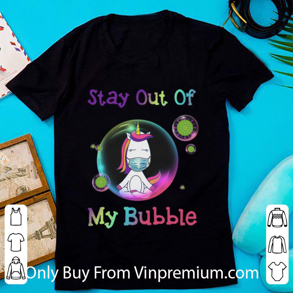 Official Unicorn Corona Stay Out Of My Bubble shirt