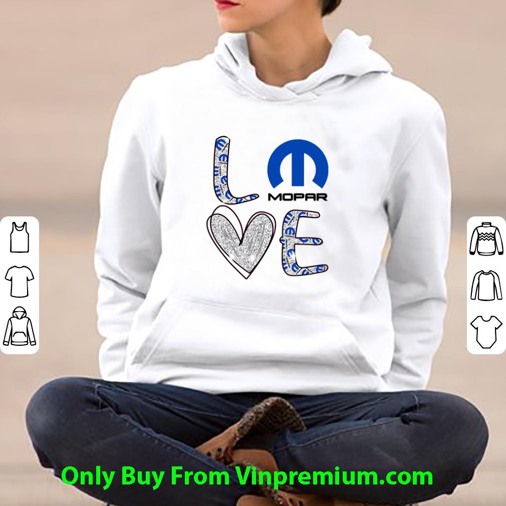 ee96d3b0 top glitter love mopar logo shirt 4 - Top Glitter Love Mopar Logo shirt