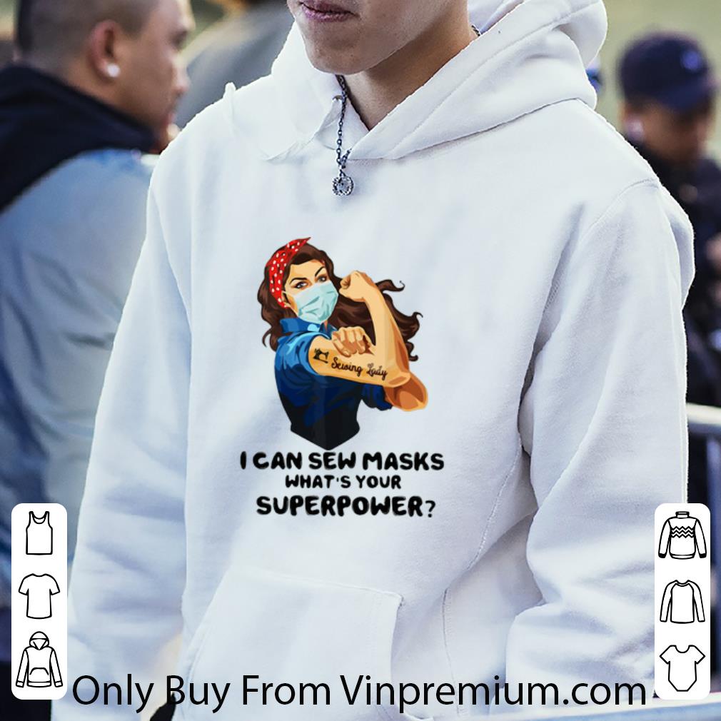 f20d7f0e official strong woman tattoo serving lady i can sew masks shirt 4 - Official Strong Woman Tattoo Serving Lady I Can Sew Masks shirt