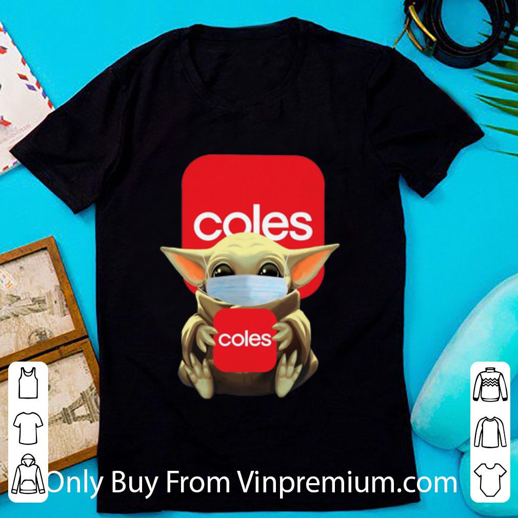Awesome Star Wars Baby Yoda Face Mask Hug Coles shirt