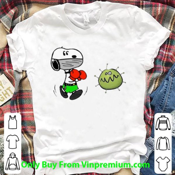 Pretty Snoopy Boxing Coronavirus shirt