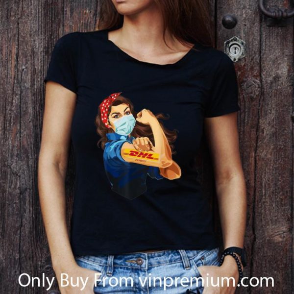 Official Strong Woman Mask Tattoo DHL Express shirt