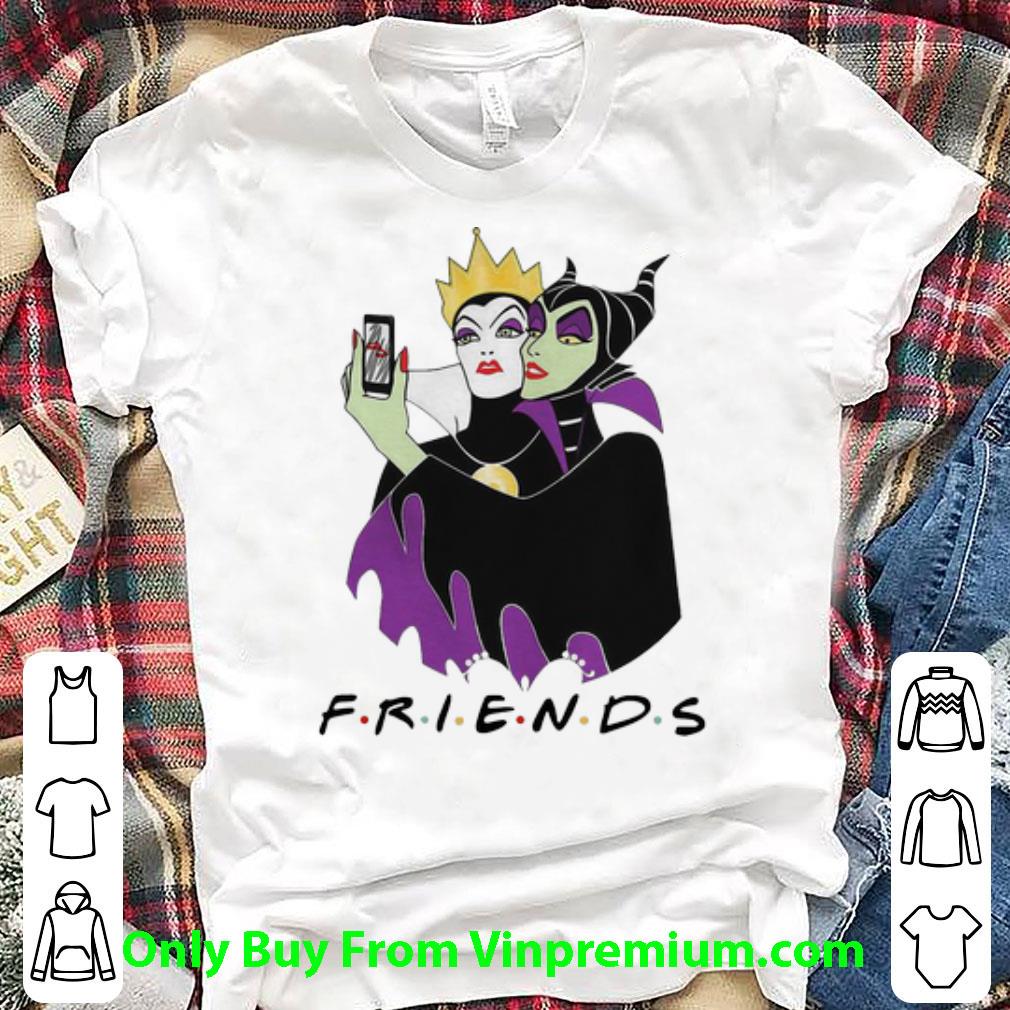 Official Friends Maleficent And Evil Queen Selfie shirt