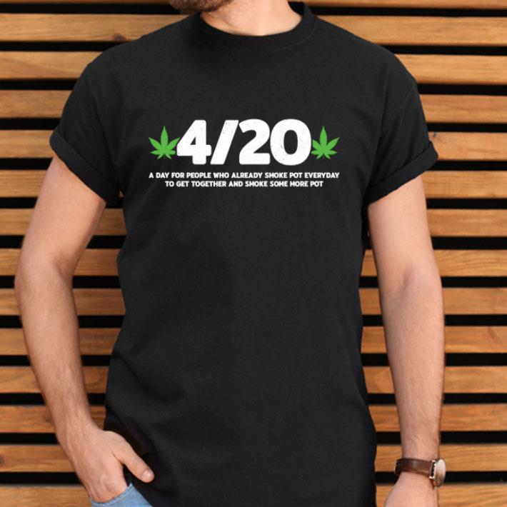 420 Cannabis Weed Day 2020 Weed Shirt