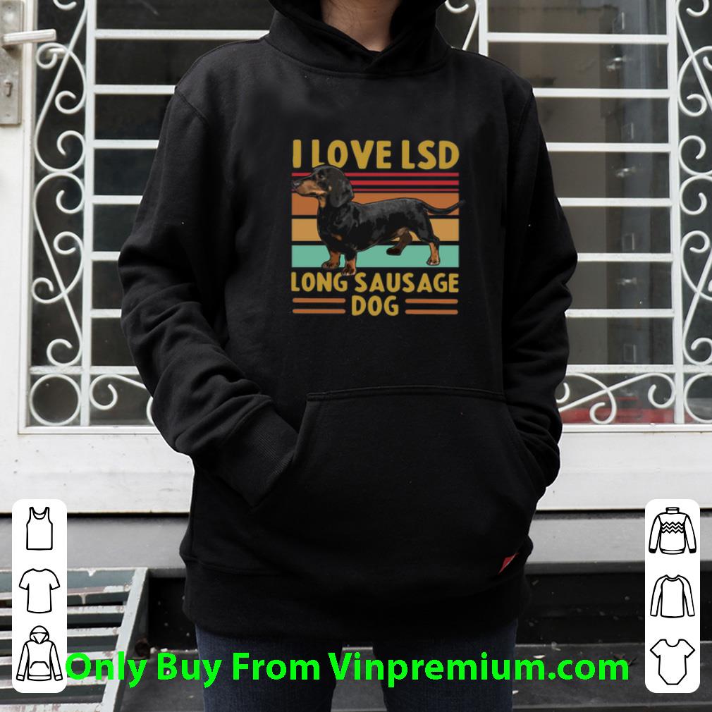 1500b1fc hot vintage dachshund i love lsd long sausage dog shirt 4 - Hot Vintage Dachshund I Love LSD Long Sausage Dog shirt