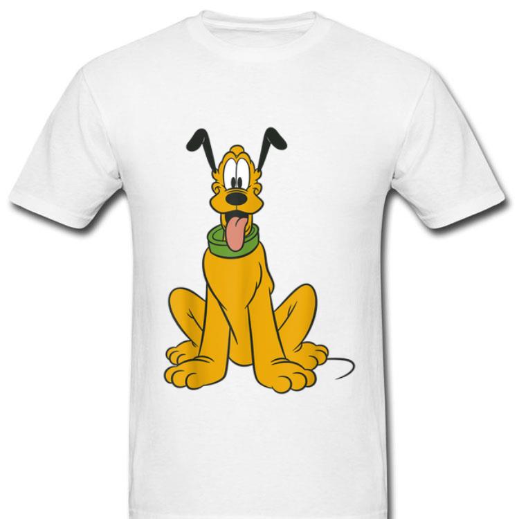 Mickey Mouse Pluto The Dog Portrait Graphic Shirt