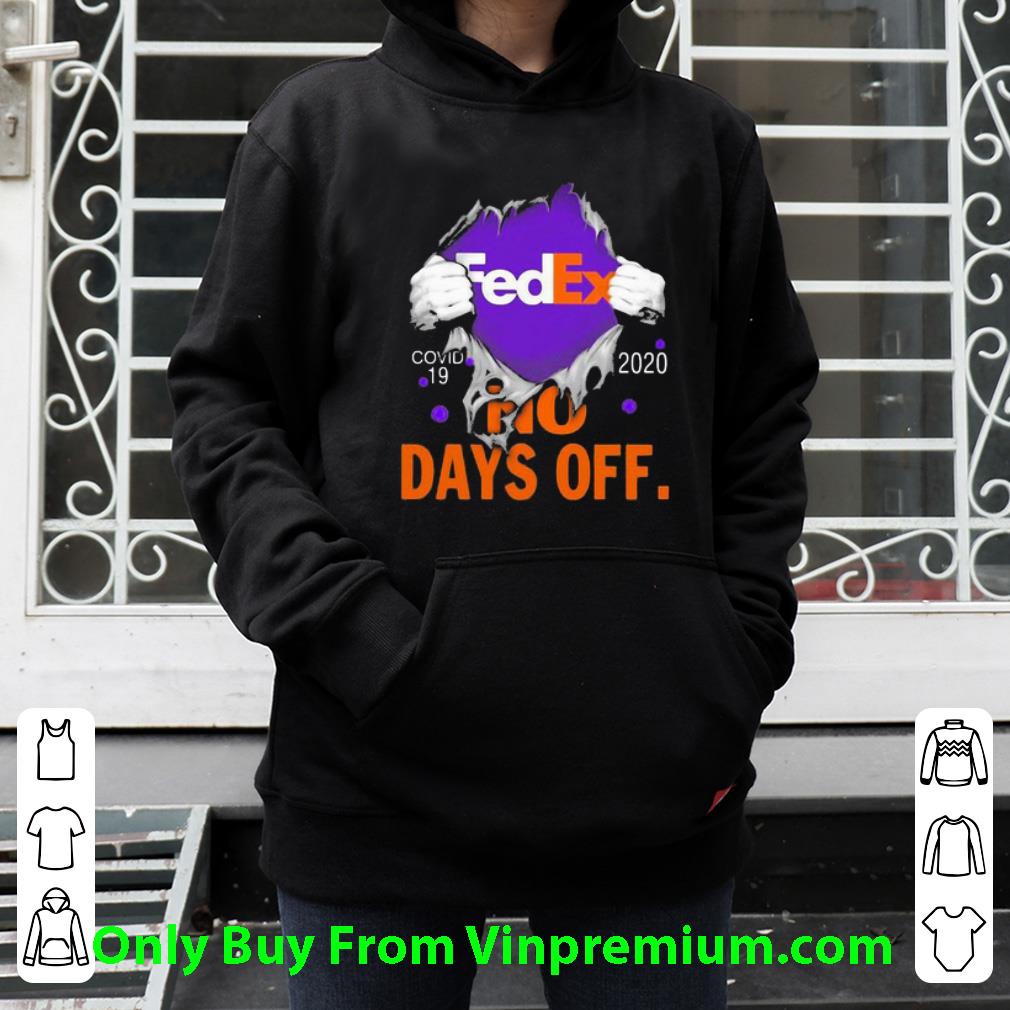 1c1fc6ce pretty fedex covid 19 2020 no days off quarantine shirt 4 - Pretty Fedex Covid-19 2020 No Days Off Quarantine shirt