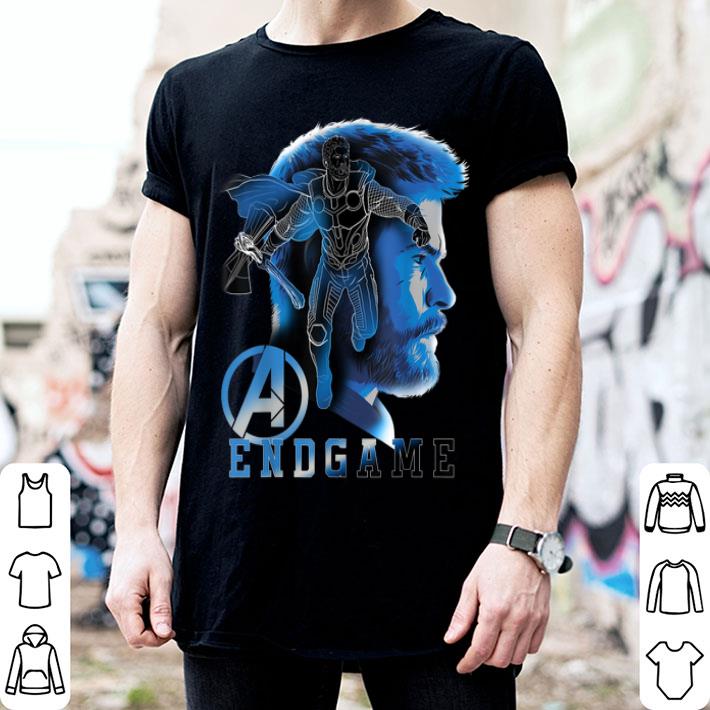 Avengers Endgame Thor Silhouette Poster Graphic Shirt