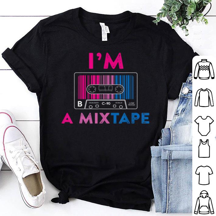 Bisexual Pride Flag Mixtape Men Women Gay Lesbian LGBT Shirt