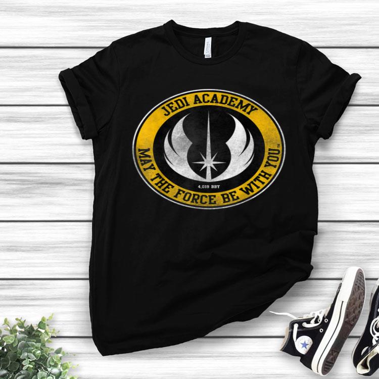 Star Wars Jedi Academy May The Force Be With You Text Shirt