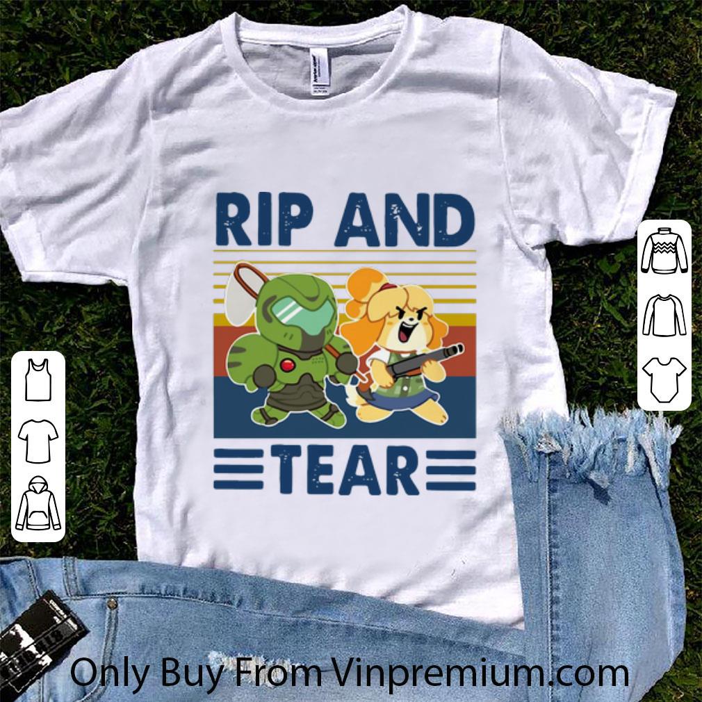 Nice Vintage Rip And Tear shirt