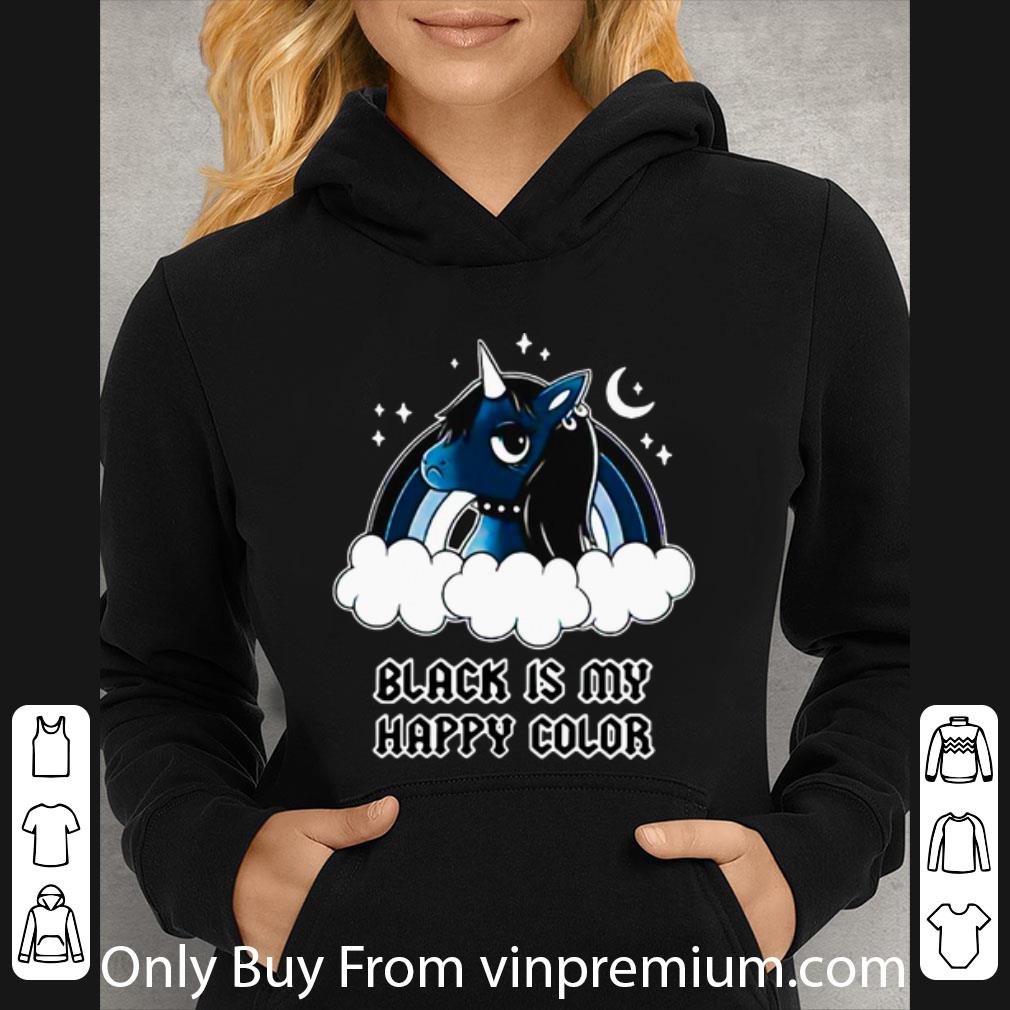 48314346 top black is my happy color unicorn shirt 4 - Top Black Is My Happy Color Unicorn shirt