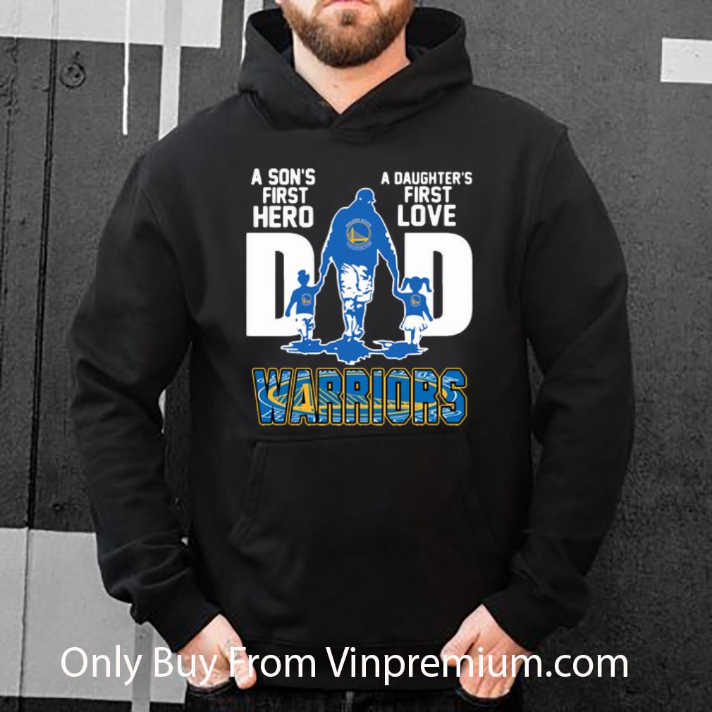 49c01c6a premium dad son s first hero daughter s first love golden state warriors shirt 4 - Premium Dad Son’s First Hero Daughter’s First Love Golden State Warriors shirt
