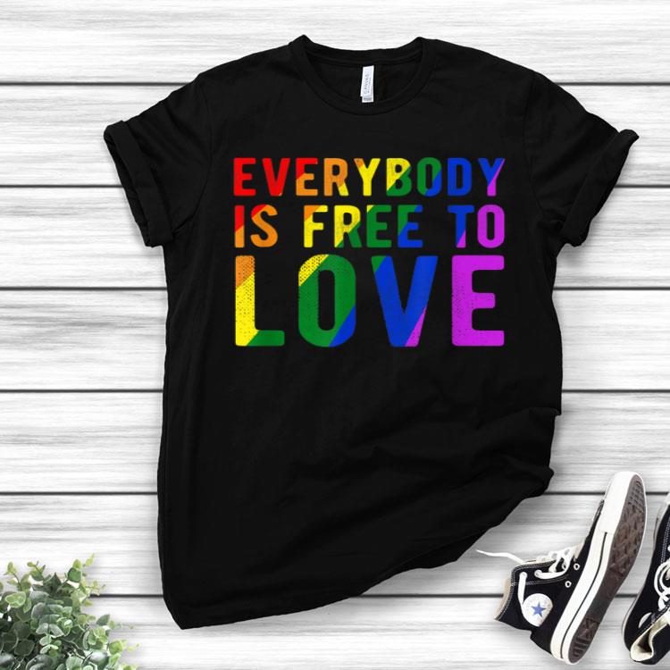 LGBT Free To Love LGBT Pride Gay Love Outfit LGBT Gift Shirt
