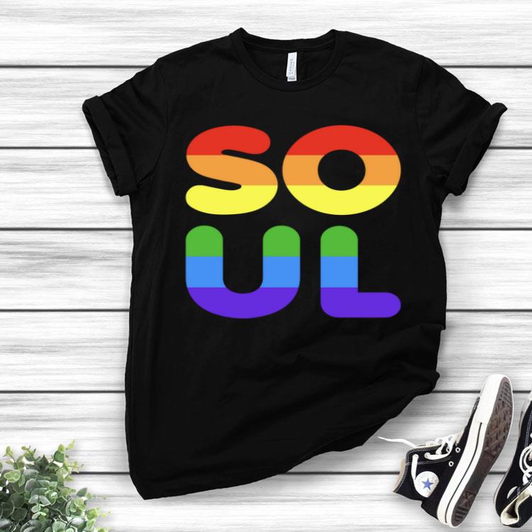 Lesbian Gay Couple Gift Soulmate LGBT Pride Matching Couples Shirt