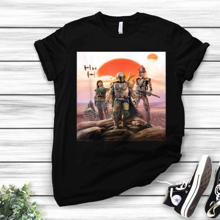 Star Wars The Mandalorian Group Poster Shirt