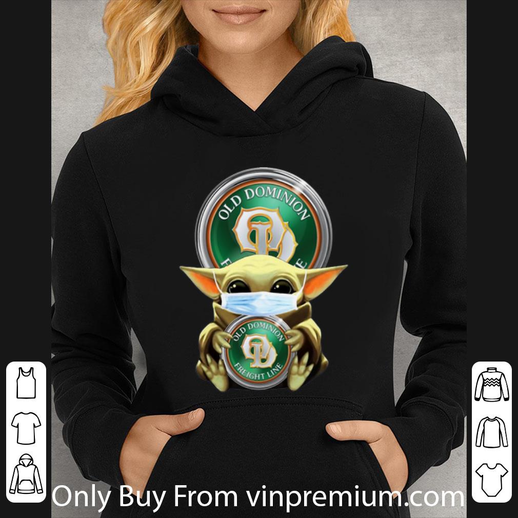 620f89a2 original star wars baby yoda mask old dominion freight line covid 19 shirt 4 - Original Star Wars Baby Yoda Mask Old Dominion Freight Line Covid-19 shirt
