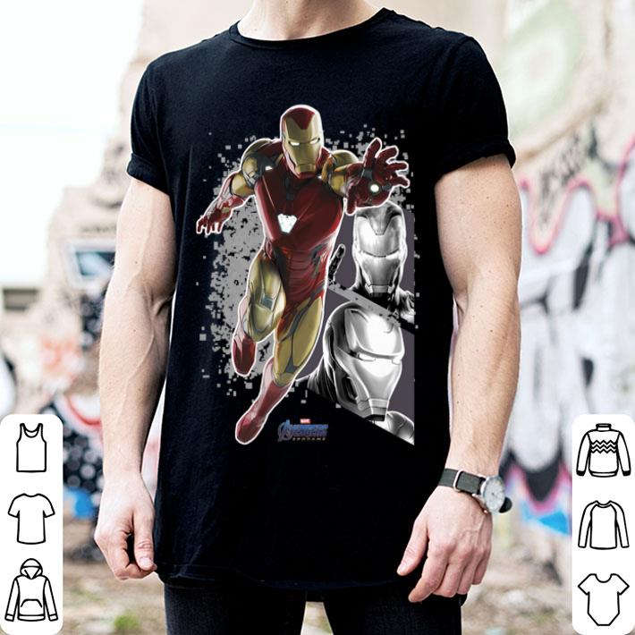Avengers Endgame Iron Man Panel Pose Graphic Shirt