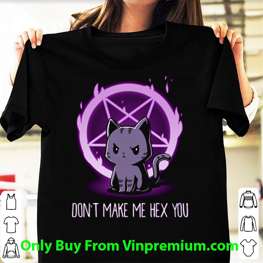 Hot Satan Cat Don’t Make Me Hex You Cat Lovers shirt
