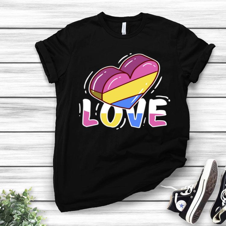 Pansexual Pride Flag LGBT Gift For Bisexual Shirt