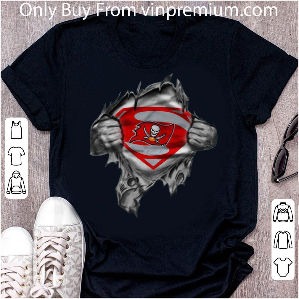 Great Superman Tampa Bay Buccaneers Blood Inside Me shirt