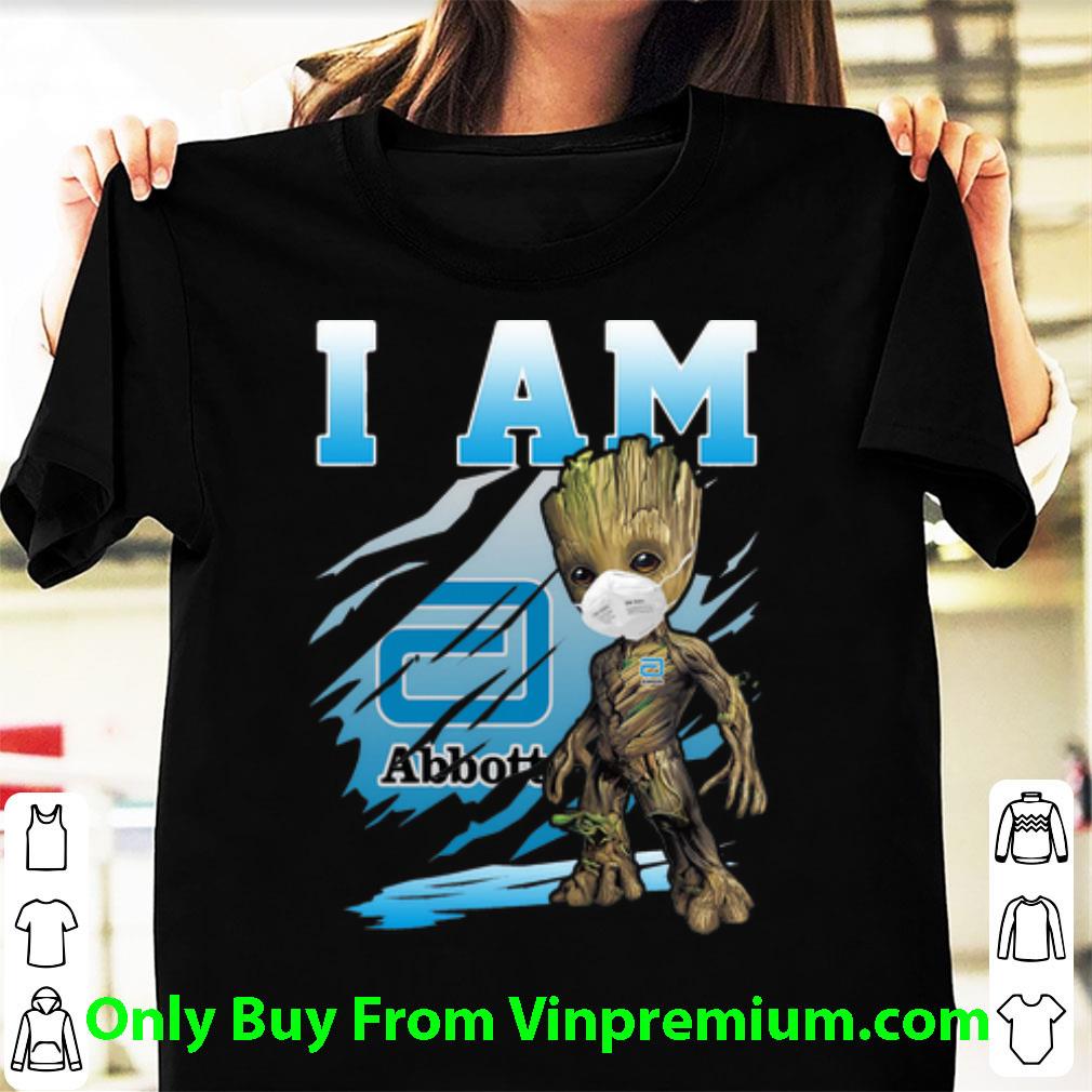 Original I Am Abbott Baby Groot Face Mask shirt