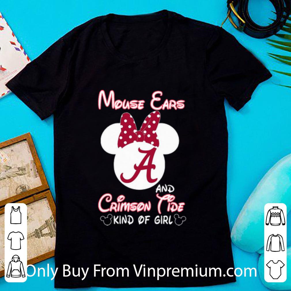 Pretty Minnie Mouse Cars And Crimson Tide Kind Of Girl shirt