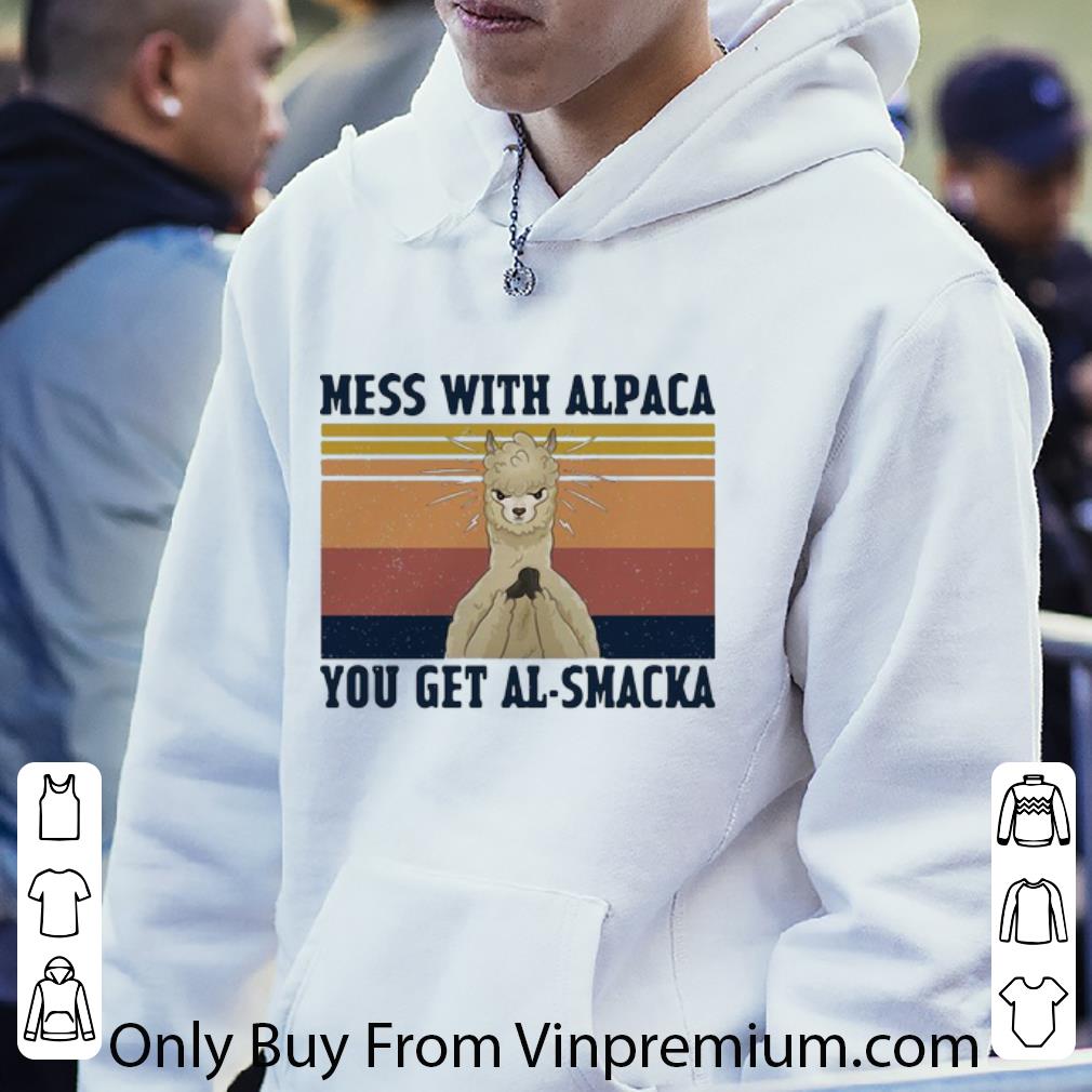 94f89a95 great vintage mess with alpaca you get al smacka shirt 4 - Great Vintage Mess With Alpaca You Get Al-Smacka shirt