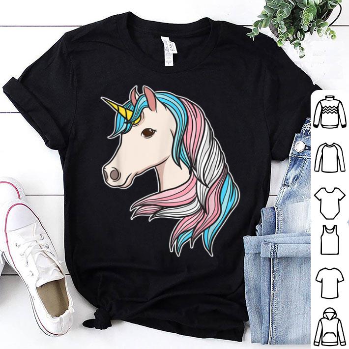 Trans Pride Unicorn Transgender LGBT Non-Binary Shirt