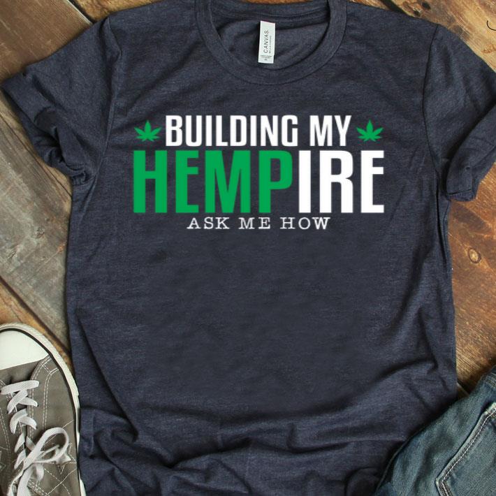 Hemp CBD Cannabis Gift For Men Women Shirt