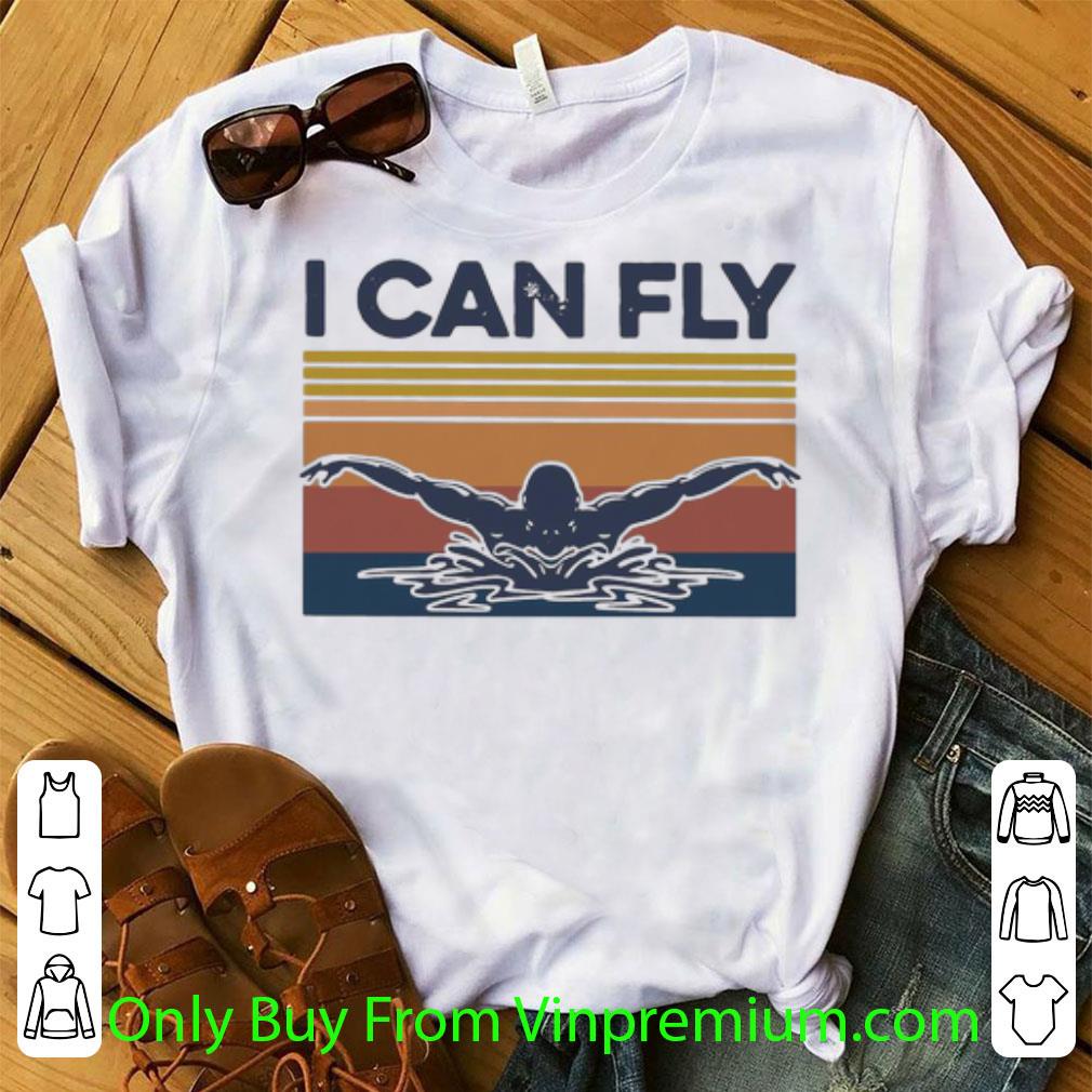 Hot Vintage Swimming I Can Fly shirt