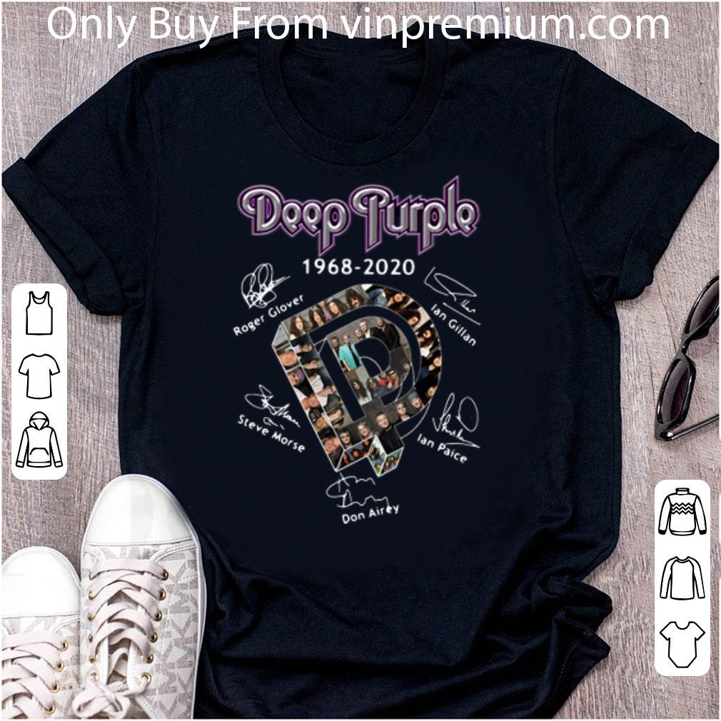 Official Deep Purple Roger Glover Ian Gillan Ian Paice Signatures shirt