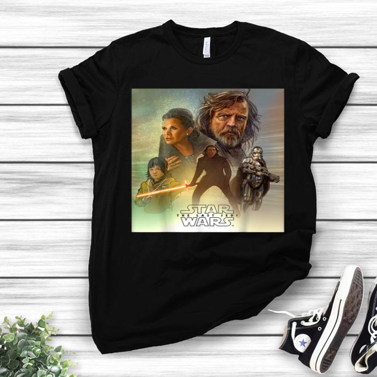 Star Wars Celebration Mural The Last Jedi Movie Logo Shirt