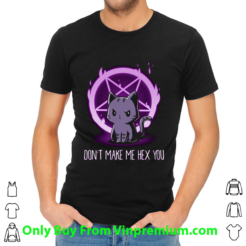 Hot Satan Cat Don’t Make Me Hex You Cat Lovers shirt