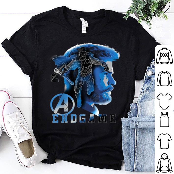 Avengers Endgame Thor Silhouette Poster Graphic Shirt