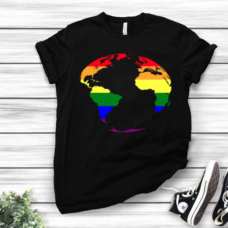 Earth Day LGBT Gay Pride Rainbow Shirt