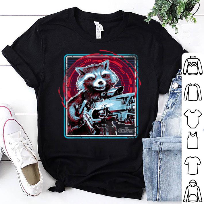 Infinity War Rocket Raccoon Digital Abstract Shirt