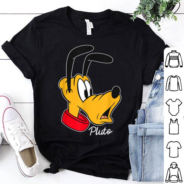 Pluto Surprised Face Portrait Graphic Shirt