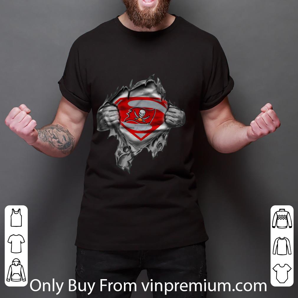 Great Superman Tampa Bay Buccaneers Blood Inside Me shirt