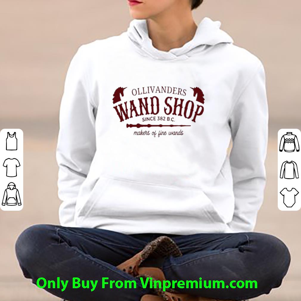 eea56523 premium ollivanders wand shop makers of fine wands shirt 4 - Premium Ollivanders Wand Shop Makers Of Fine Wands shirt
