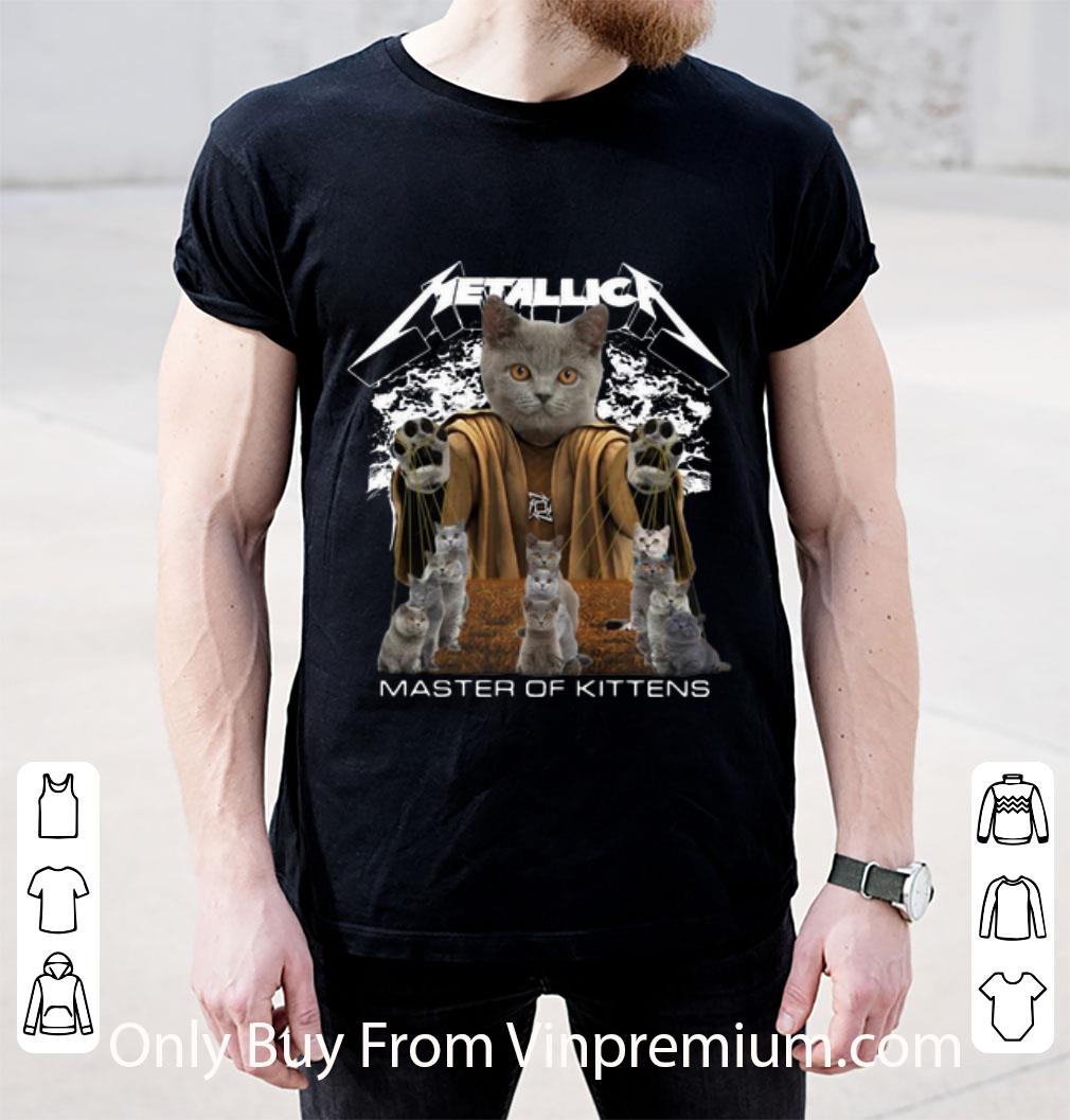Awesome Metallica Scottish Fold Master Of Kittens Cat Lovers shirt