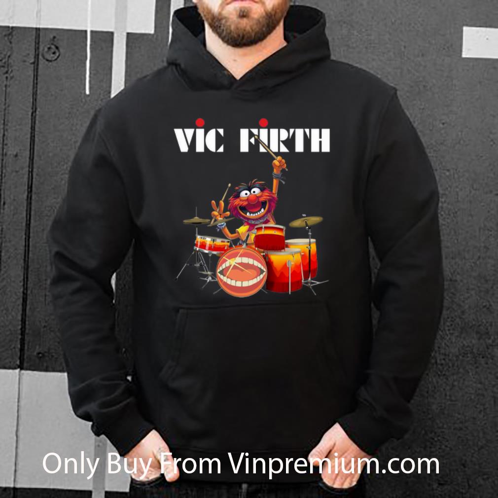 f2c9ce5d hot vic firth muppets playing drum shirt 4 - Hot Vic Firth Muppets Playing Drum shirt