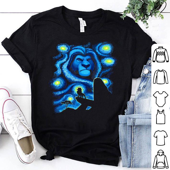 Lion King Mufasa Starry Night Pride Rock Shirt