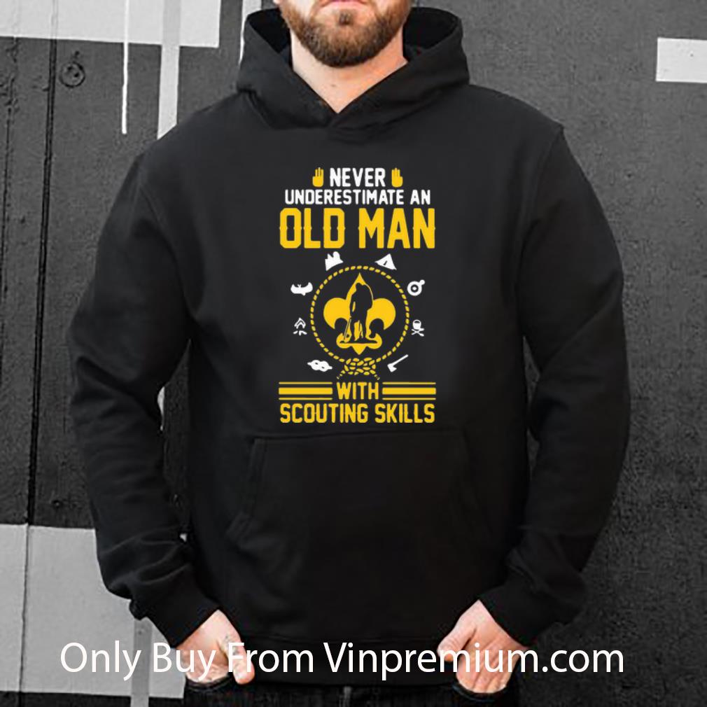 104673ad nice never underestimate an old man with scouting skills shirt 4 - Nice Never Underestimate An Old Man With Scouting Skills shirt